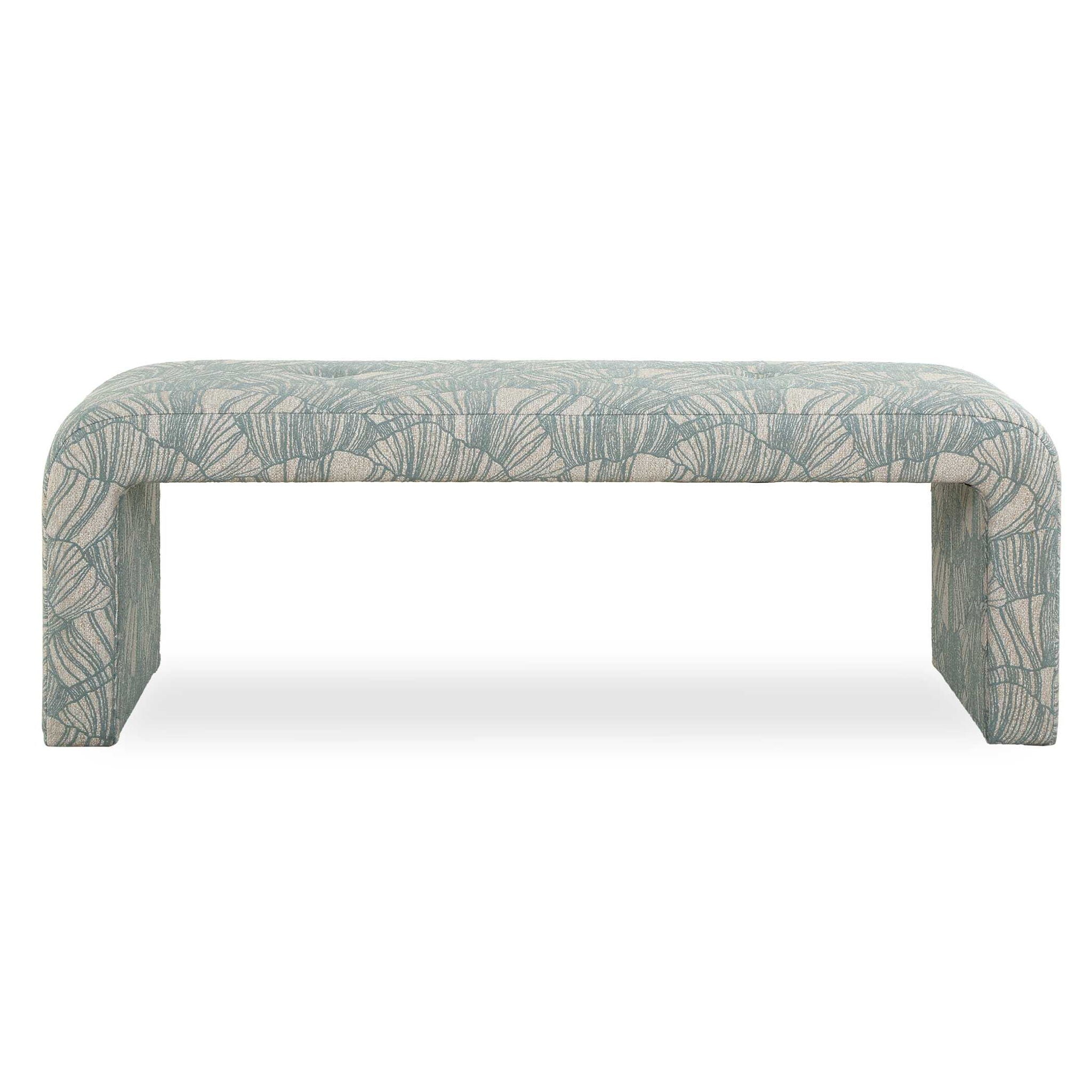 Amie - Bench - Spa Blue