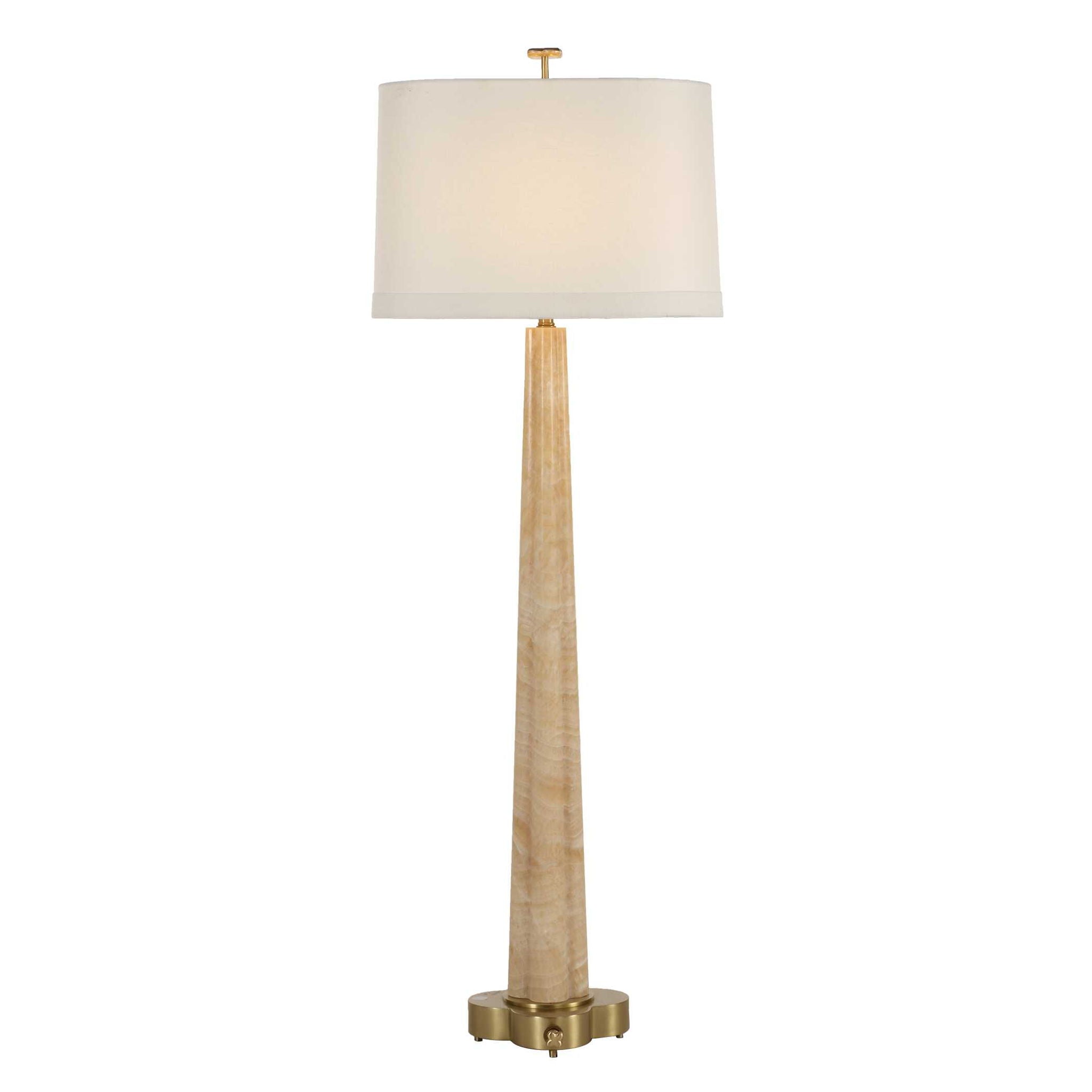 Golden Clover - Buffet Lamp - Brown