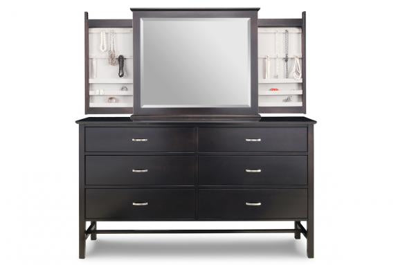 Brooklyn Deep Long Dresser & Mirror