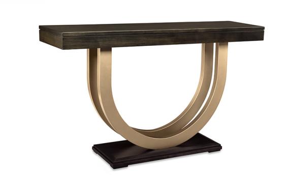 Contempo 60” Sofa Table w/Metal Curves