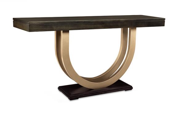 Contempo 72” Sofa Table w/Metal Curves