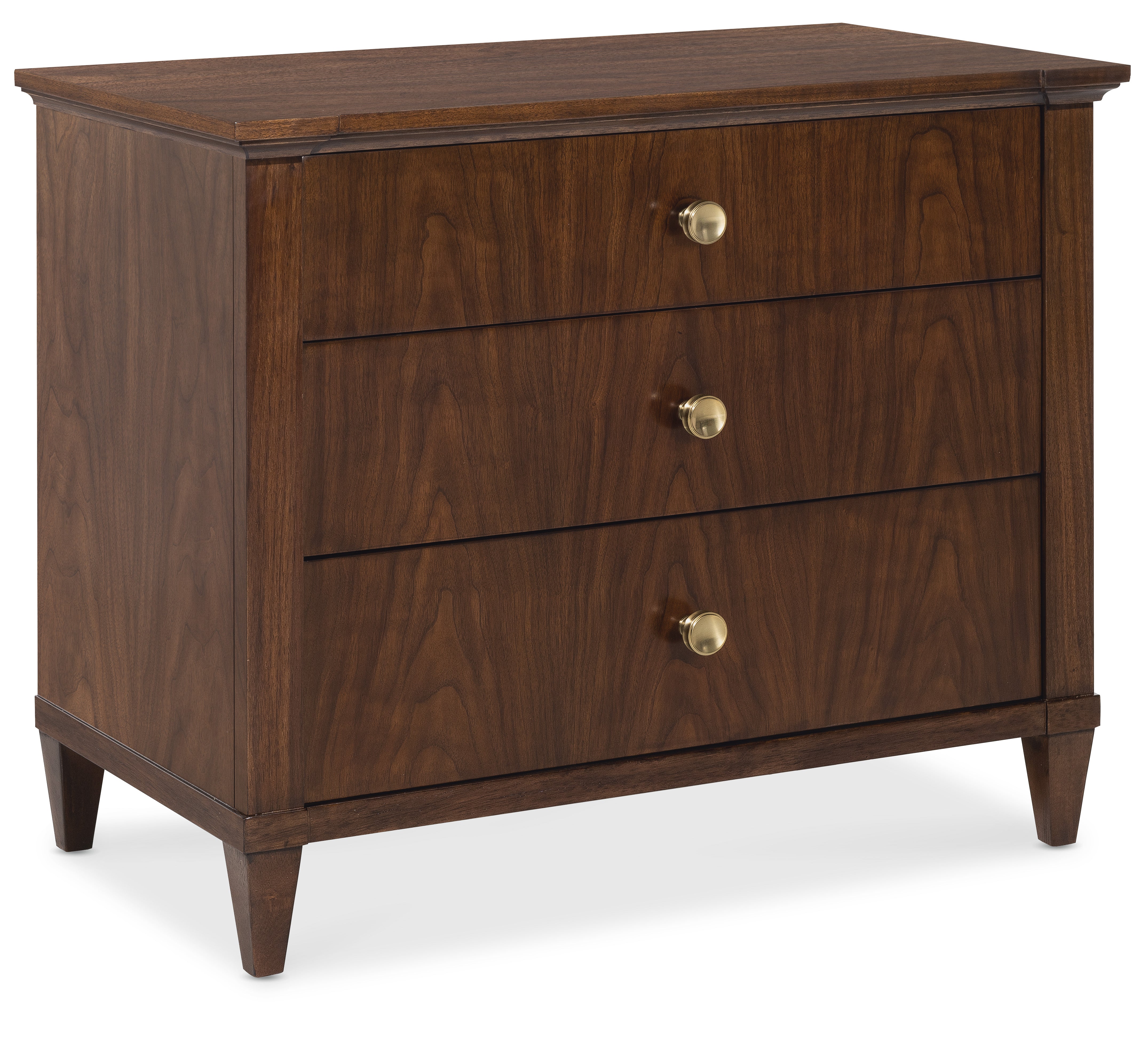 Archives Three-Drawer Nightstand