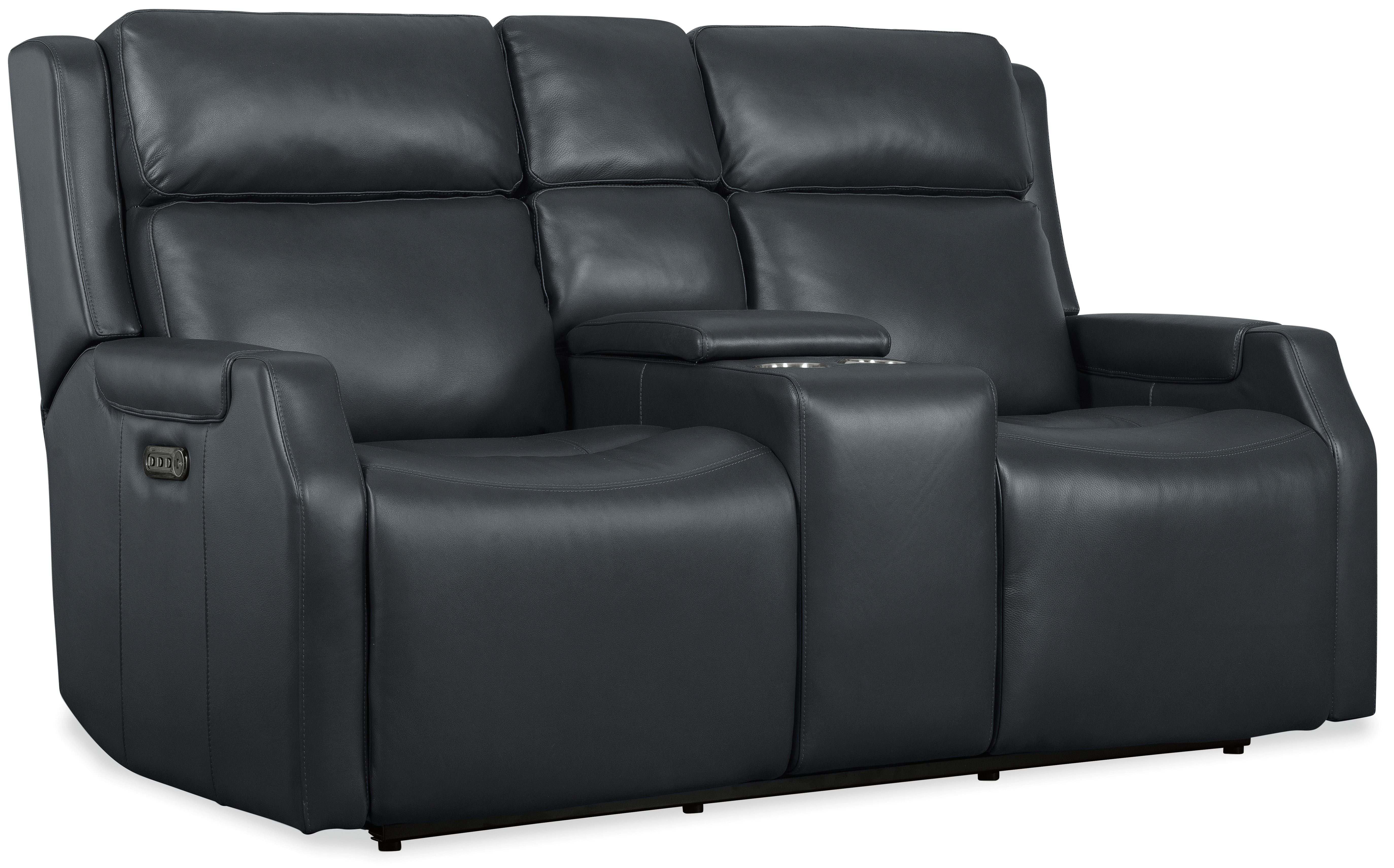 Nelson Zero Gravity Power Console Loveseat with Power Headrests and Lumbar