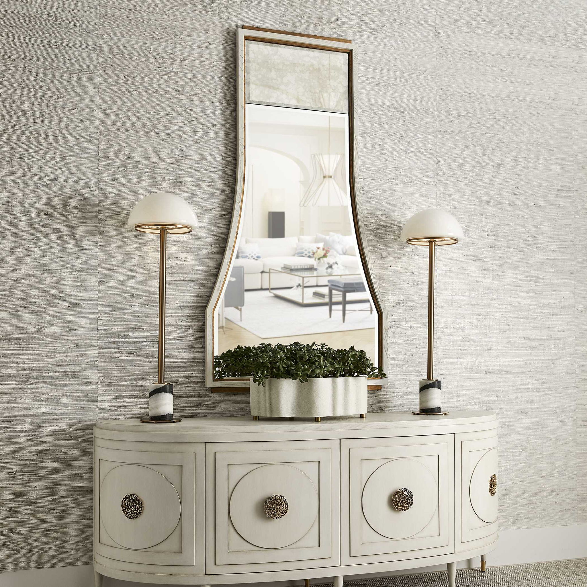 Mansard - Mirror - White