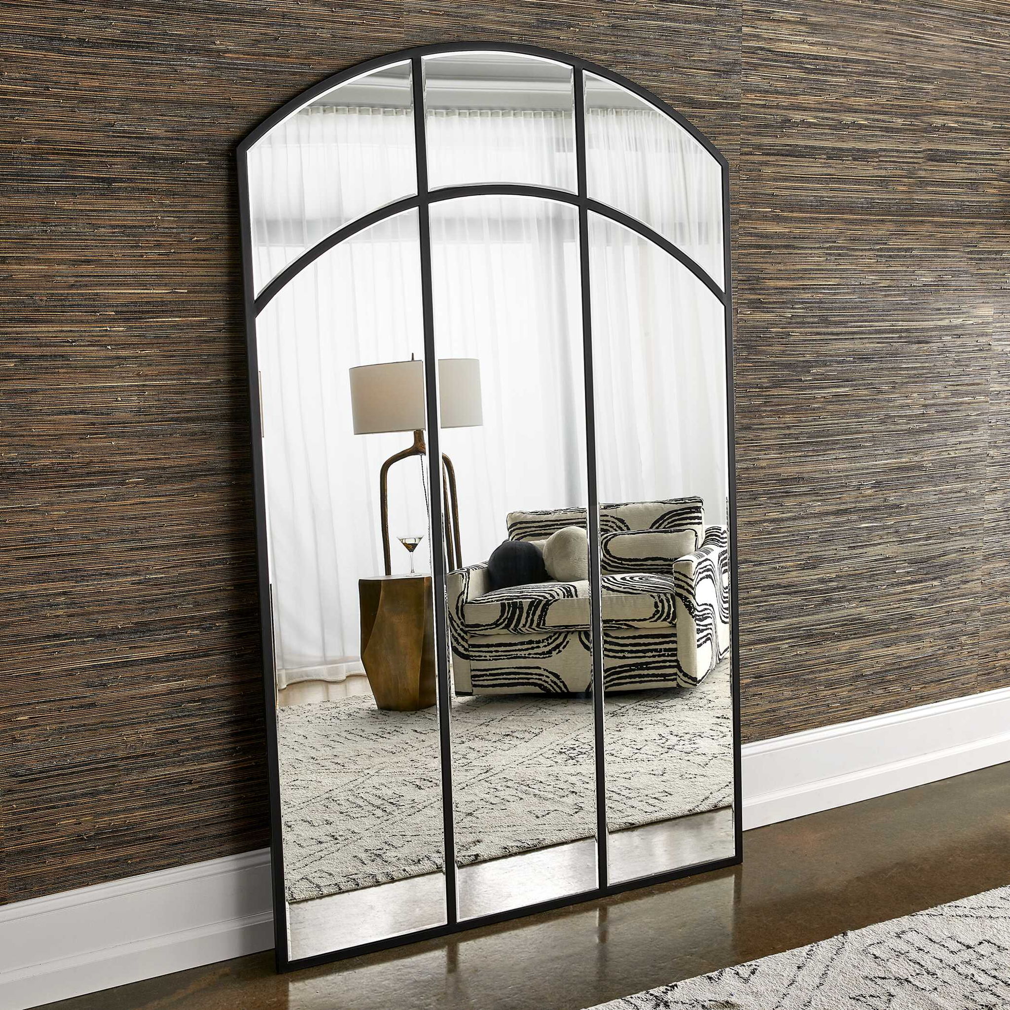Vaulted Mirror - Black
