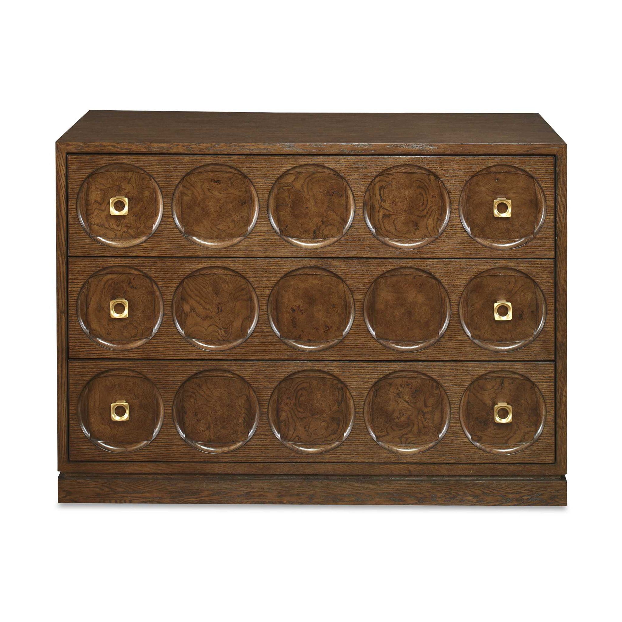 Roundabout - 3 Drawer Chest - Cocoa Brown
