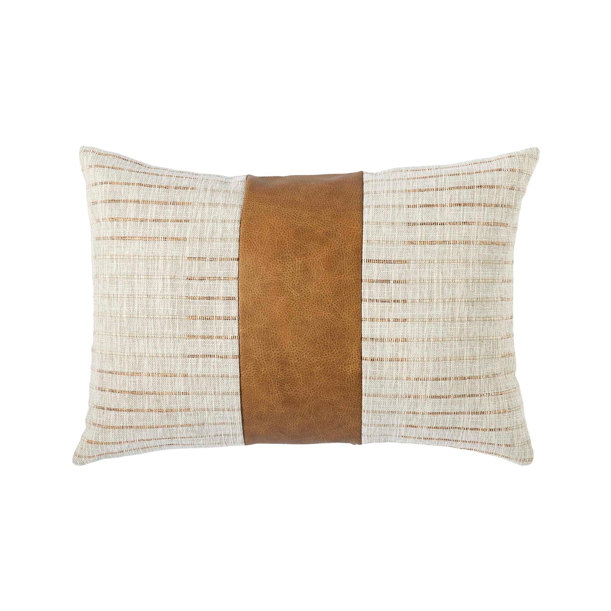 Code - 14X20 Lumbar Pillow - Beige / Light Brown