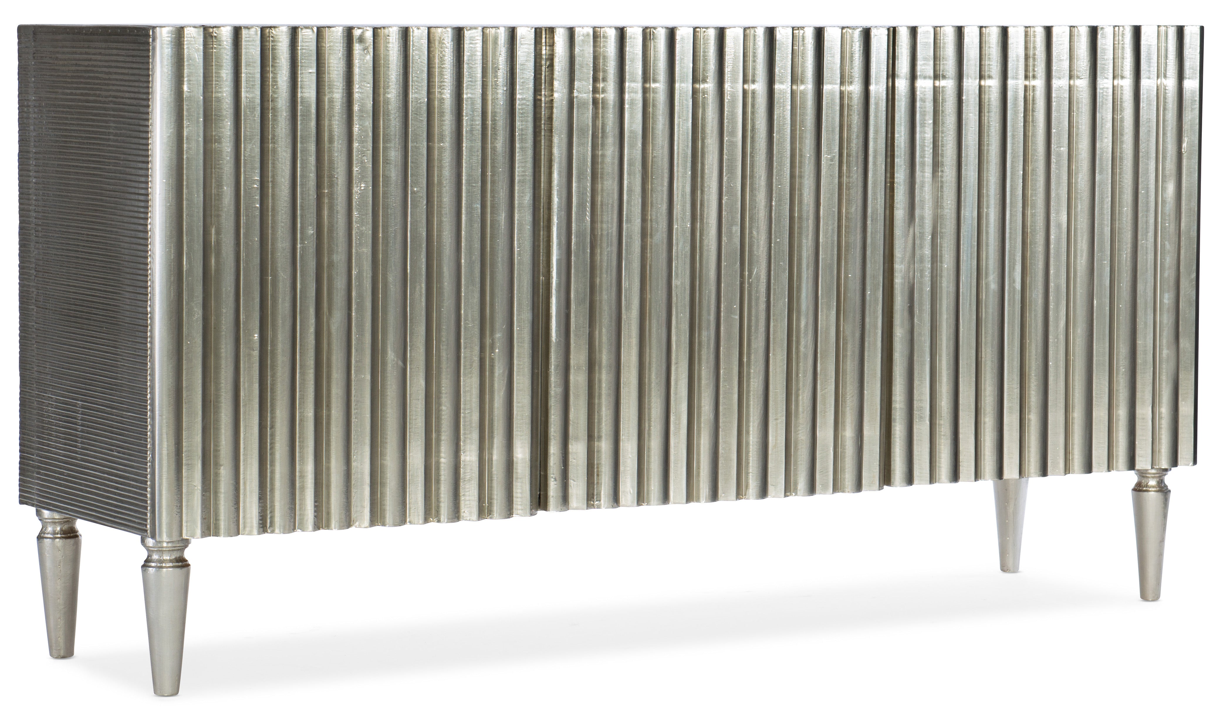 Melange German Silver Entertainment Console