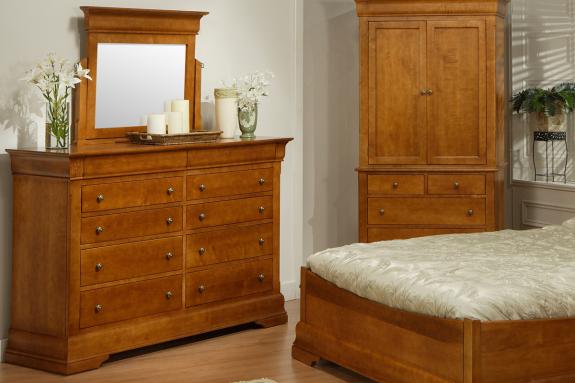 Phillipe High Dresser & Mirror