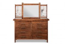 Rafters 8 Drawer Dresser & Mirror