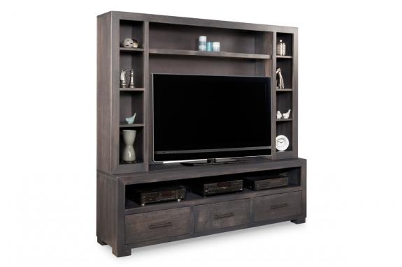 Steel City 70’’ TV Stand w/ Hutch